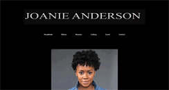 Desktop Screenshot of joantanderson.com